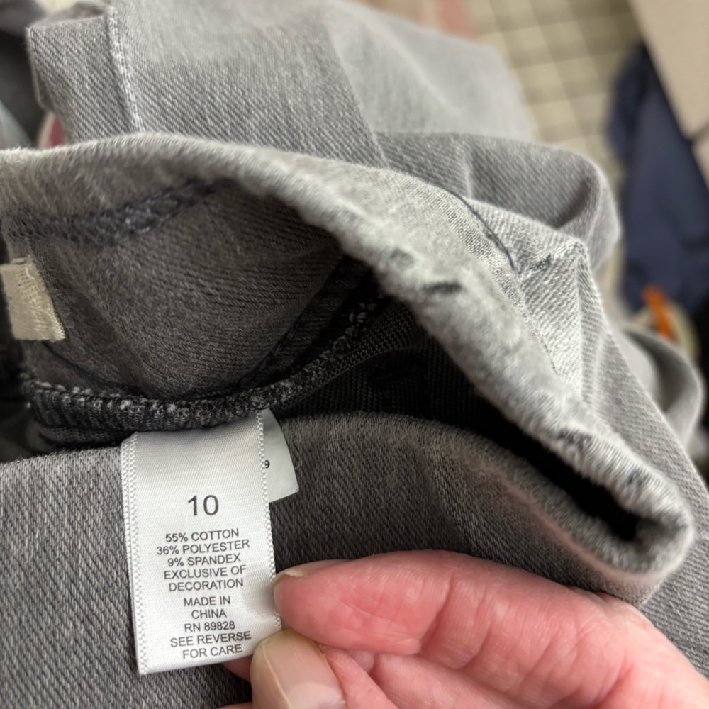 LOGO shadow patch pull-on jeans - Picture 5 of 16